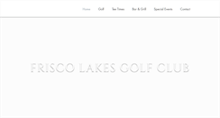 Desktop Screenshot of friscolakesgc.com