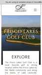 Mobile Screenshot of friscolakesgc.com